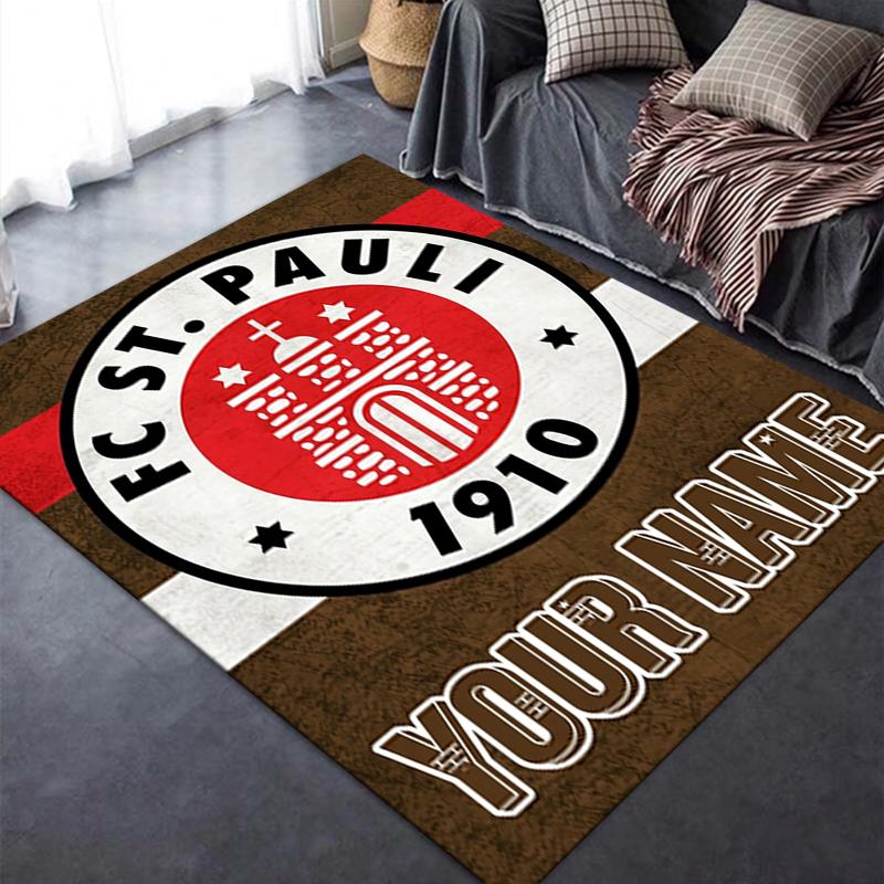 Custom Name St.Pauli Carpet Rug for Living Room Bedroom Home Sofa Decoration,Kids play Non-slip Floor Mat