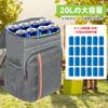 Leehuwai Insulated Backpack, Cooler Box, Soft Cooler Bag, Foldable, Compact, Lightweight, 20L Capacity, Can be Carried by Hand or Over the Shoulder,