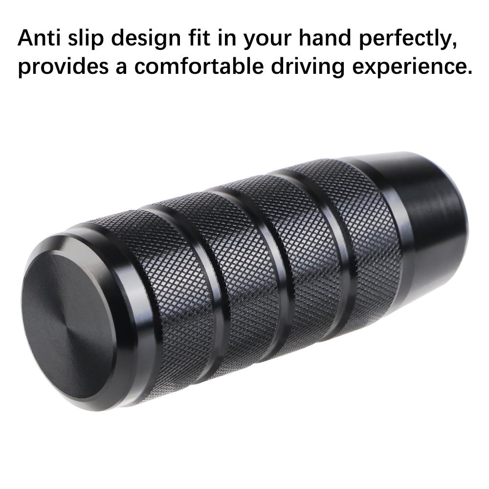 Ручка переключения передач для механической коробки передач 95 мм, универсальная, алюминиевая, с насечкой, ручка рычага переключения передач, новый стиль, нескользящая