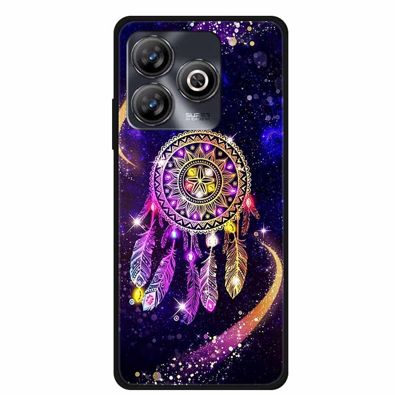 Чехол для ZTE Blade A75 A75 4G Милый Мягкий Силиконовый ТПУ Расписной Кот Чехлы для Телефона для ZTE BladeA75 4G A 75 Задняя Крышка Оболочка Новая Сумка