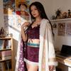 Костюм Косплей Нико Робин из One Piece Для Хэллоуина Сценических Выступлений Из Бархатной Ткани Для Женщин