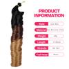 150g Crochet Braid Synthetic Hair Extensions Curly Braiding Hair Silky Loose Body Wave Pony Style Spiral Curl French Curls
