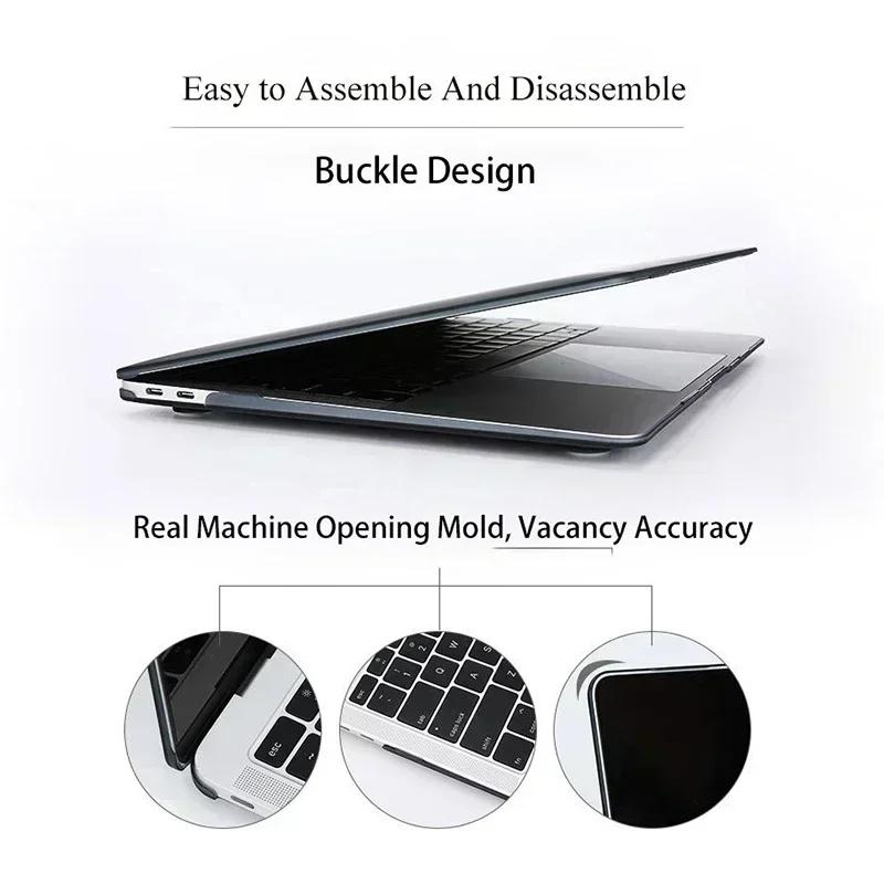 2026 Laptop Case For Macbook Neo 13 A3404 Mac Book Air 13.3 15 Pro 14 13 16 Inch M5 M4 M3 M2 M1 Crystal Cover Sleeve Accessories