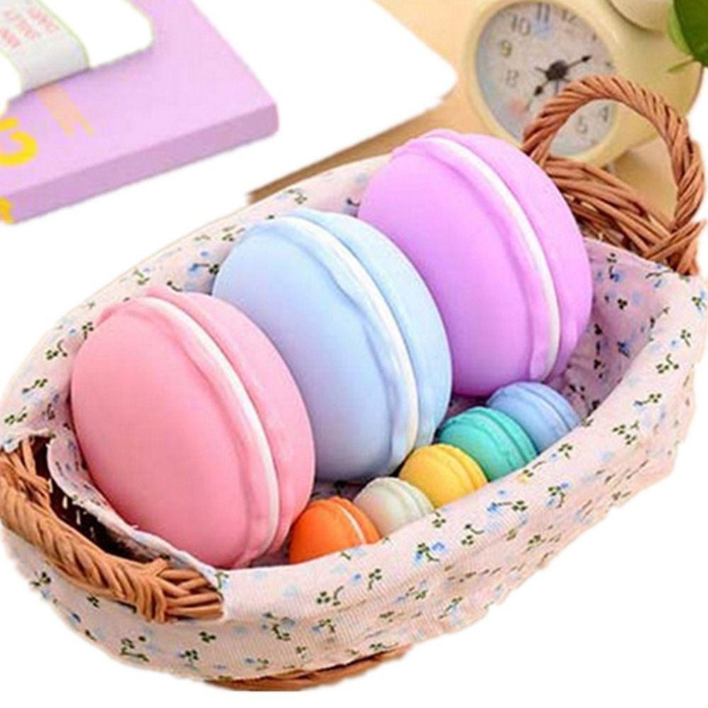 Candy Color Mini Storage Box Round Medicine Box Fashion Macaron Jewelry Box  Travel Tool
