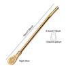 5Pcs/Set Silver Stainless Steel Drinking Straws Washable Reusable Yerba Mate Spoon Filter Straw for Cocktail Bar Accessories