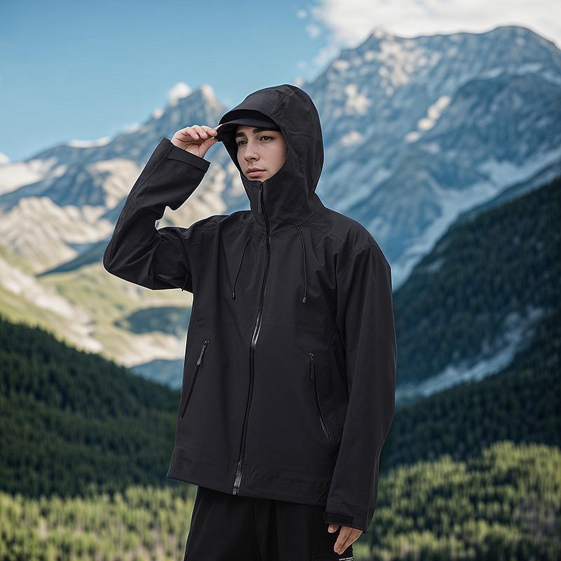 Новая мужская куртка-хардшелл для альпинизма, трехслойная ткань, модный тренд, несколько цветов на выбор, парная куртка