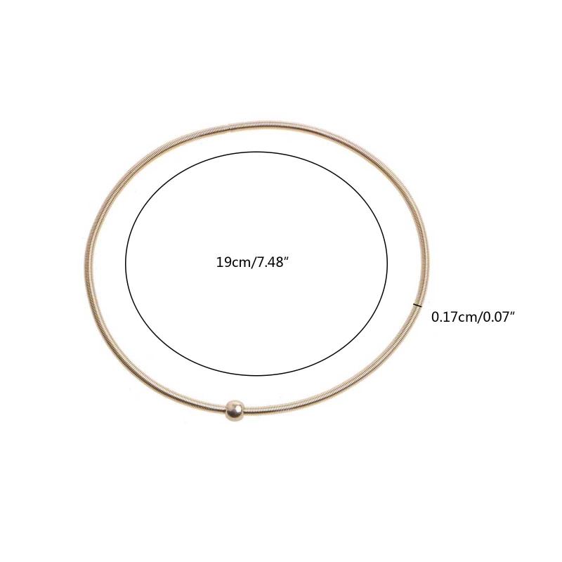 10x Браслеты из гитарных струн, браслеты-манжеты из металла цвета розового золота, наборы браслетов для женщин, девушек, ювелирные подарки, унисекс