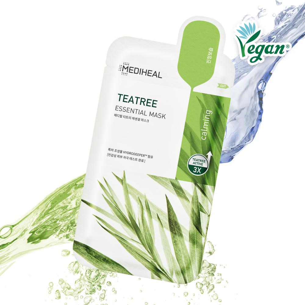 Mediheal Упаковка Essential Mask Pack, 20 листов, 4 типа, выберите 1