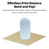 Текстурированная пластина PEI 264x276 мм для Anycubic Kobra X Пластина Kobra S1 Комбо Лист из пружинной стали для Anycubic KX Детали 3D-принтера