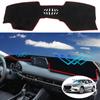 Anti Slips Dash Mat Fit For Mazda 3 2019-2022 Left Hand Drive Felt Fabric Dashmat Dashboard Cover Red Trim