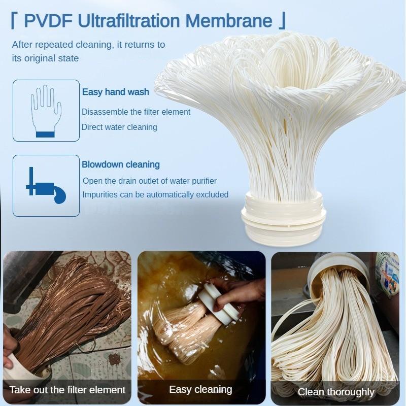 Высокопроизводительный очиститель воды для кухни, фильтр из нержавеющей стали для трубопровода, ультрафильтрация водопроводной воды в сельской местности, машина для прямой питьевой чистой воды