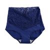 Women Underpants High Waist Solid Color Quick-drying Slim Anti-shrink Shaping Lace Tight Waist Tummy Control Women