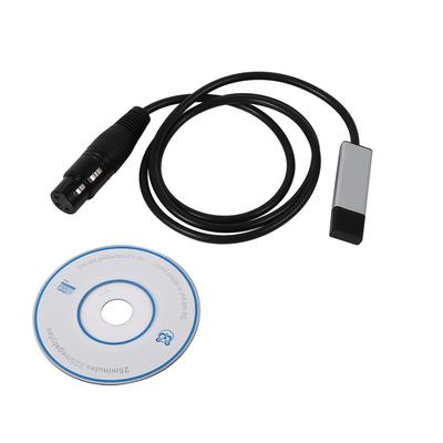 Адаптер интерфейса Mini USB to DMX Контроллер DMX512 Компьютерные контроллеры сценического освещения Диммер