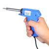Электрический паяльник двойной мощности 40 Вт/80 Вт, Электрический паяльник пистолетного типа, Паяльник-пистолет с регулировкой мощности, Синий паяльник