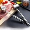 Stainless Steel Meat Hammer Food Mallet Chicken Pounder Cooking Tool Ergonomic Design
