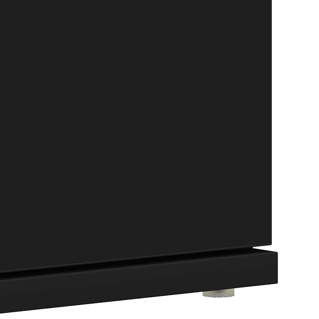 Shoe Cabinet with Shelf Black 80 x 39 x 178 cm Engineered Wood