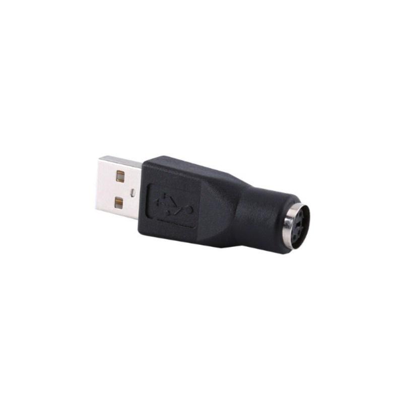 Адаптер USB для PS2 USB-папа для PS2 Женский адаптер-конвертер для компьютера, ПК, клавиатуры, мыши