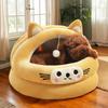 Кровать-корзина Кровать для кошки Уютная подушка для котенка Домик-палатка для кошки Мягкий теплый коврик для маленькой собаки Сумка Стирающиеся кровати и мебель Товары для питомцев