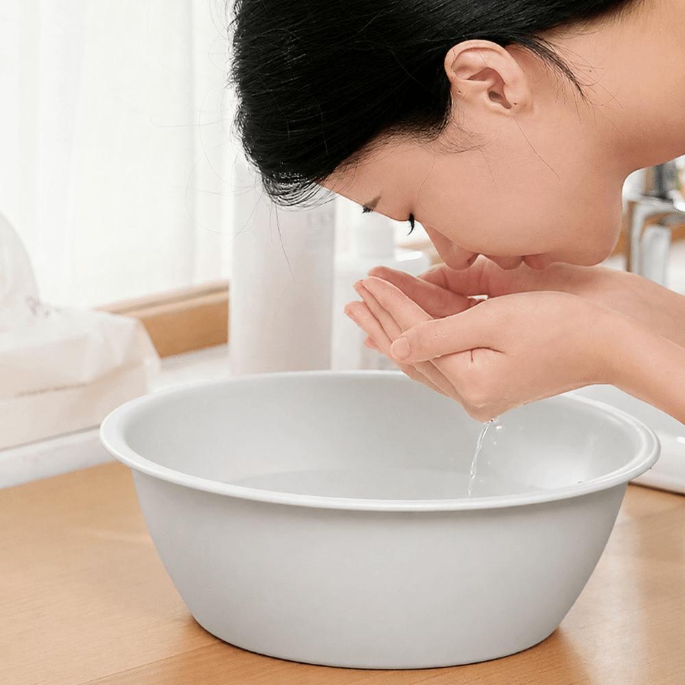 Plastic Washing Bowl Thickened Wash Basin Practical Face Wash Basin Home