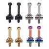 2pcs M5x40mm Ti Alloy Bike Seat Post Fixing Bolts Bike Seatpost Screws Cycling Accessories for Bike 