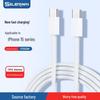 Colorful Braided Type-C PD Fast Charging Cable for Apple 15 Mobile & Tablet