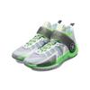 Баскетбольные кроссовки Li Ning Wade Fission 7 Мужские Средние Микрокристаллический Серый/Флуоресцентный Неоновый Зеленый/Эбеновый Черный ABPR025-1