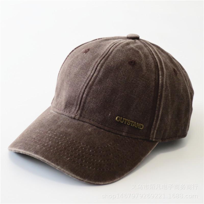 New old baseball cap women's four seasons denim washed baseball cap casual versatile cap men's trend