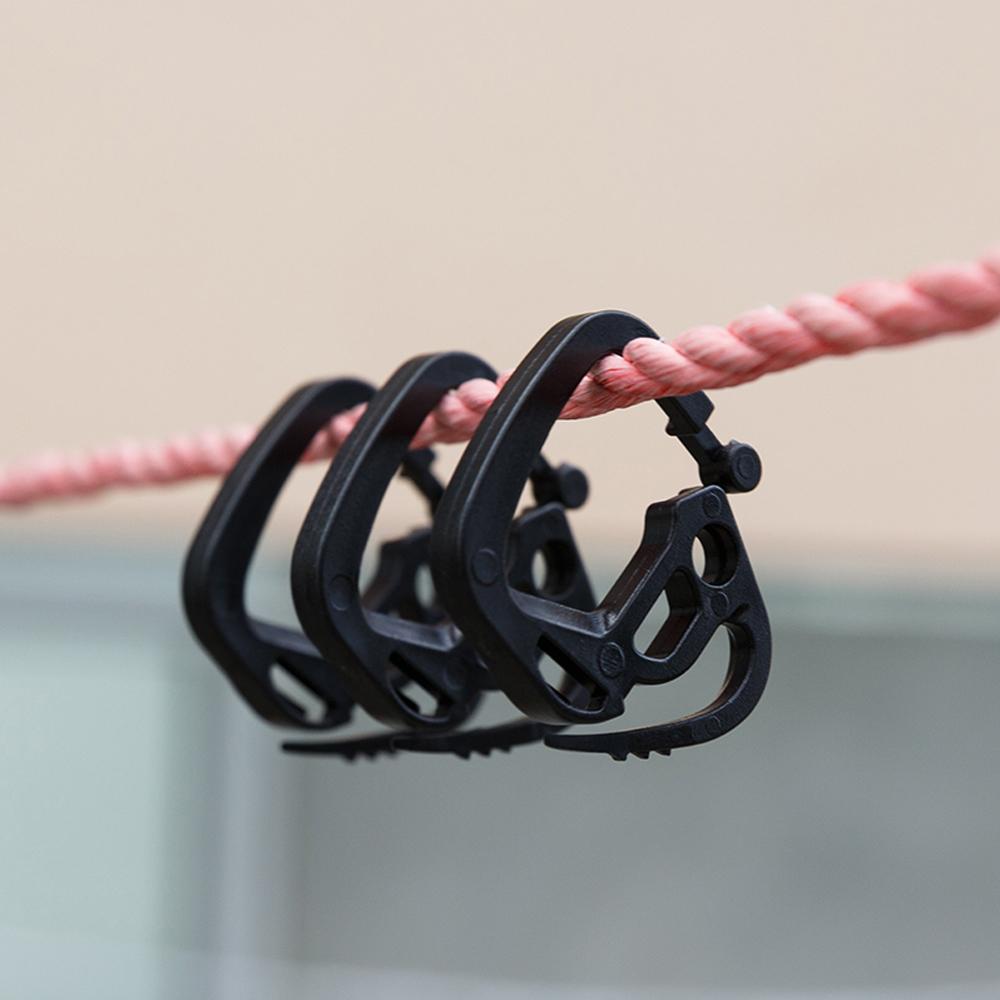 Многофункциональные пластиковые круглые зажимы для тента, садовая солнцезащитная сетка, фиксирующий зажим, многоразовый для кемпингового тента, крючок для сетки от птиц