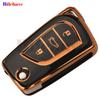 jingyuqin TPU 2/3Buttons Auto Key Shell Case Cover For Toyota Auris Corolla Avensis Verso Yaris Aygo Scion TC IM Car Accessories