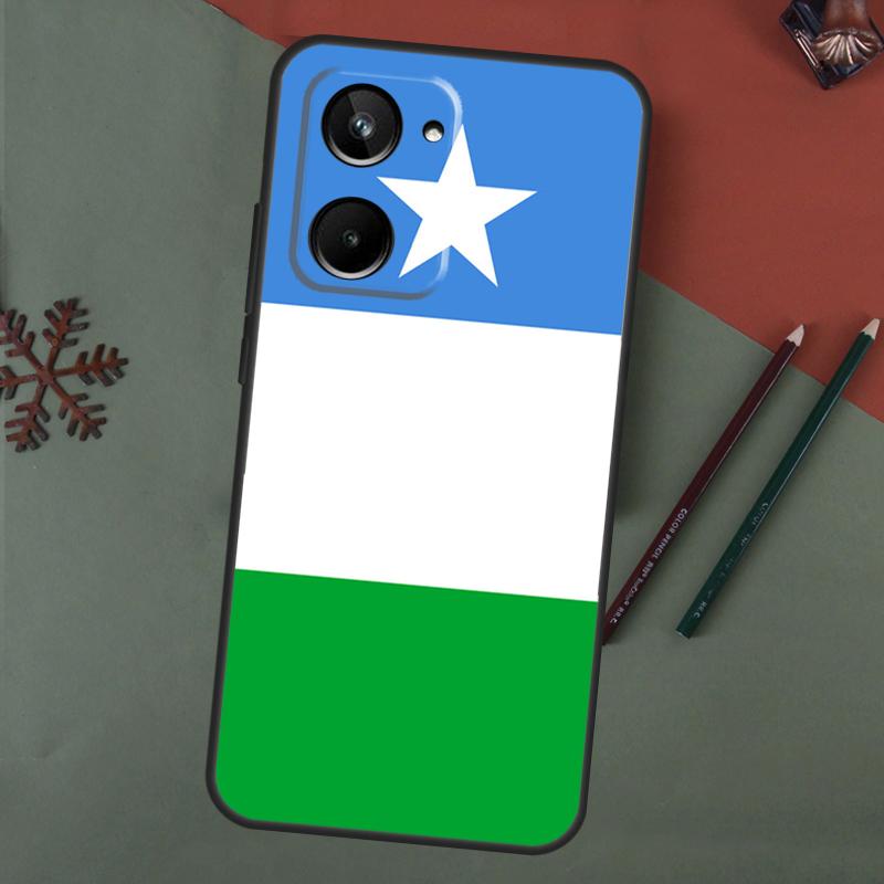 Puntland State Somali Flag Case For Realme C61 C53 C55 C33 C63 C51 C65 C67 C71 C75 11 12 13 14 15 Pro Plus GT6 GT7 Pro
