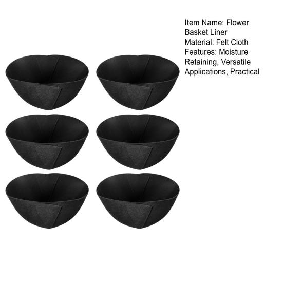 Подкладка для корзины для растений 12/14/16 дюймов Подкладка для корзины Фетровый цветок Предотвращает гнездование птиц