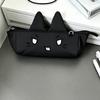 Large Capacity Pencil Case Cat Ear Design Pencil Pouch Portable Stationery Storage Bag  Students