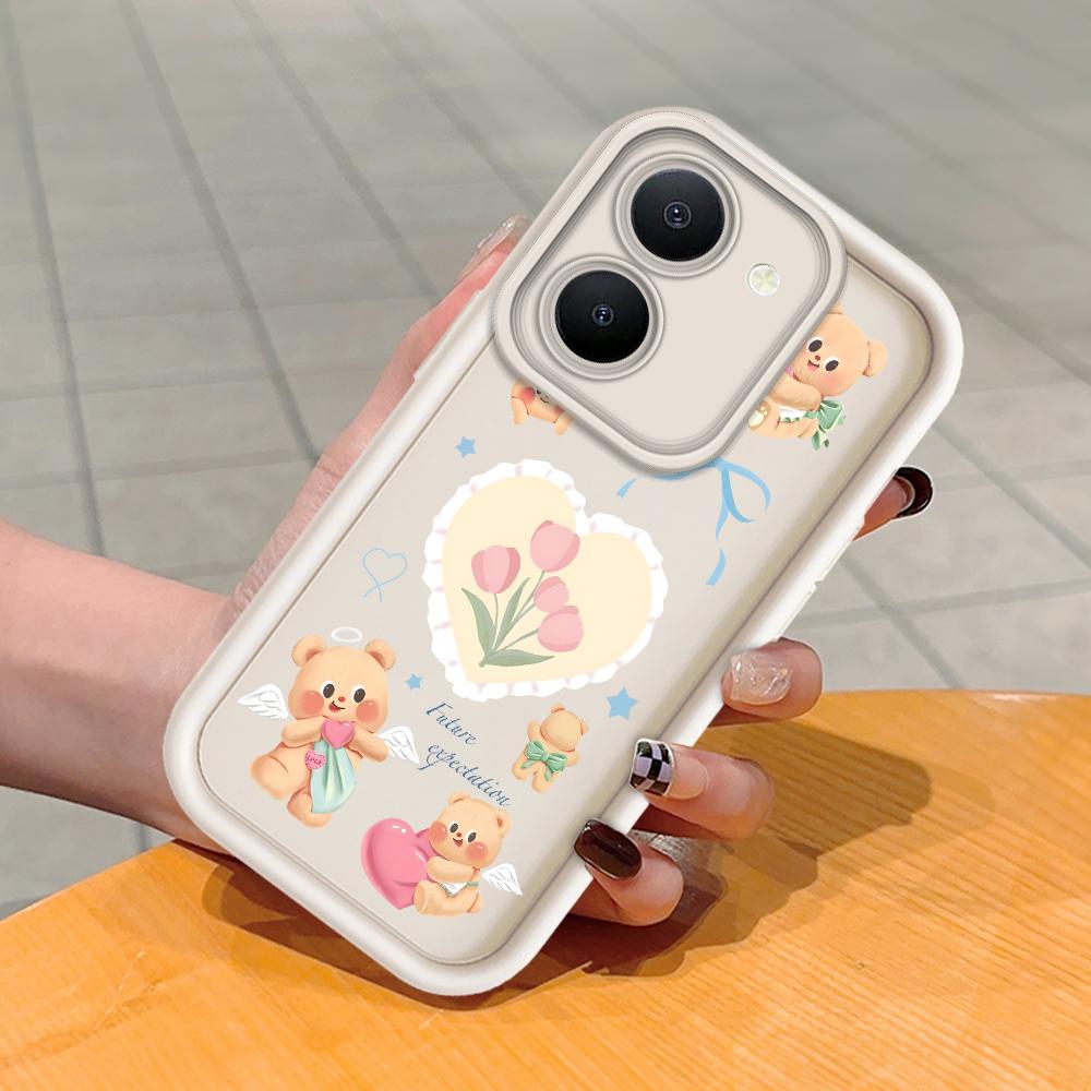 Мягкий силиконовый квадратный чехол с рисунком лестницы для телефона, полное покрытие, противоударный защитный резиновый чехол для камеры для Vivo