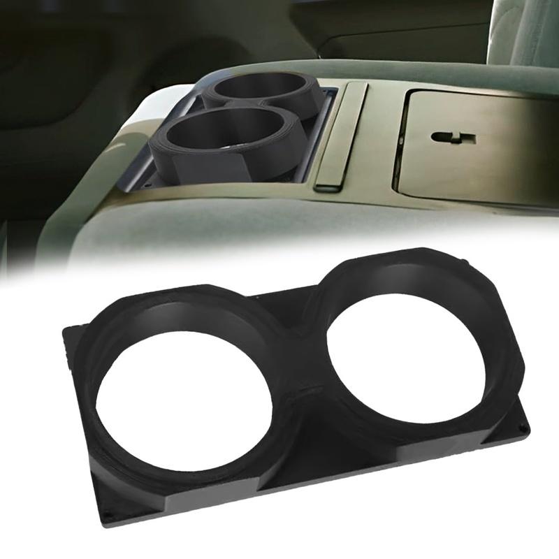 Center Console Dual Cup Holder Black For Ford For F250 For F350 1992-1997 Water Cup Holder Car Vehicle Interior Accessories