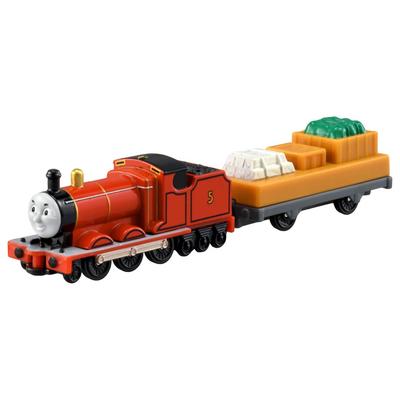 Takara Tomy Tomica Тип Long Tomica 142 Паровозик Джеймс Миниатюрная игрушечная машинка для детей от 3 лет и старше №