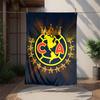 Club Amrica Flannel Blanket Soft Warm All-Season Throw, Design for Camping, Car Travel, Hiking Sofa, Bed, Office Perfect Gift for Parties