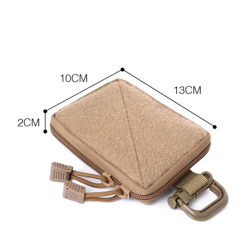 Tactical EDC Tool Pouch Small Utility Bag Multi Pocket Organizer for Outdoor Hiking Camping Fishing Cycling