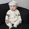 Осенне-зимний вязаный комбинезон для новорожденных мальчиков: Одежда для улицы и ползания
