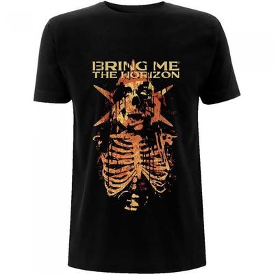 Футболка унисекс для взрослых Bring Me The Horizon с черепом и муссом