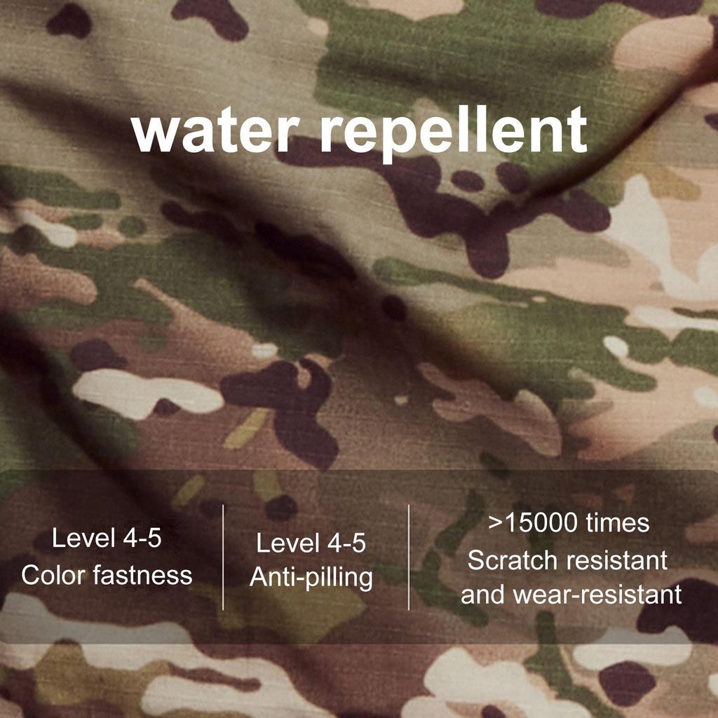 Outdoor Typo Pants Thin Breathable Men's Camouflage Pants Slim-fitting Trousers Military Fans Training Multi-bag Work Pants