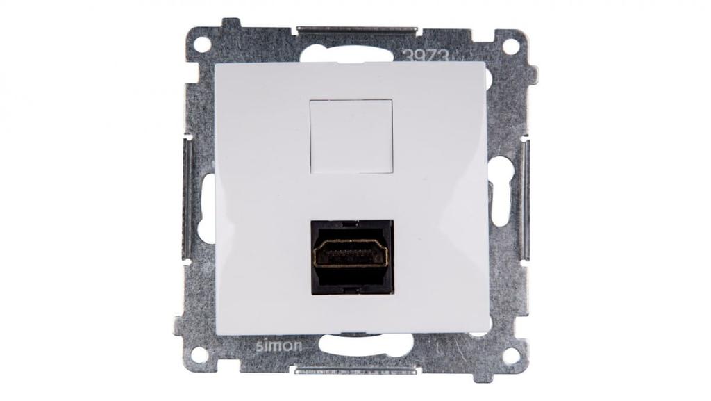 Simon 54 Gniazdo Hdmi Białe Dghdmi.01/11