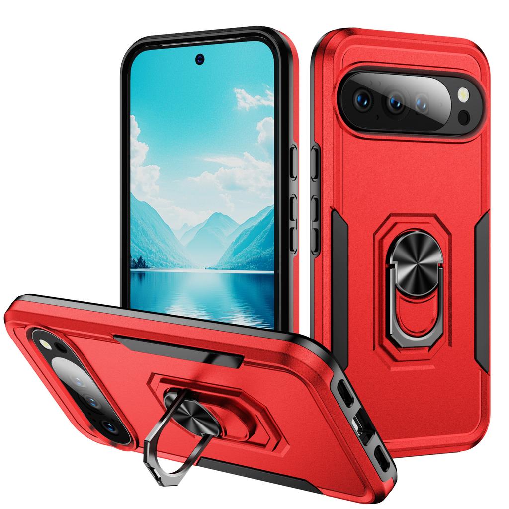 For Pixel 10 Pro with Ring Holder Phone Protection Case 2-in-1 Magnetic Phone Case
