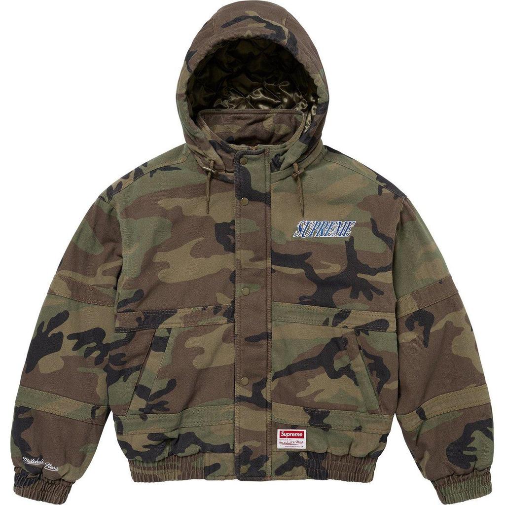 Supreme Mitchell & Ness Twill Stadium Jacket SUP-FW24-257