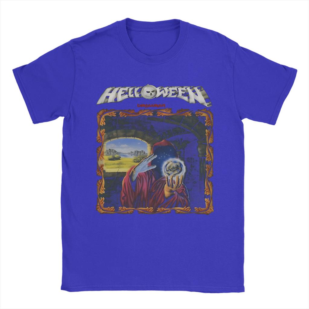 3 Good Designs Helloween Band Pure Cotton TShirt For Unisex Summer Vintage TShirts O Neck Harajuku Tee Shirt Oversize Tops