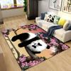 3D Cartoon Cute Panda Area Rug,Carpet Rug for Living Room Bedroom Sofa Doormat Kitchen Decoration,Kids Play Non-slip Floor Mat