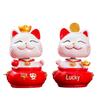 Украшение для рабочего стола Lucky Cat из смолы - милое мультяшное украшение для офиса