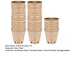 50 Pcs Seeds Starter Pots Biodegradable Plant Nursery Pots Garden Organic Planter