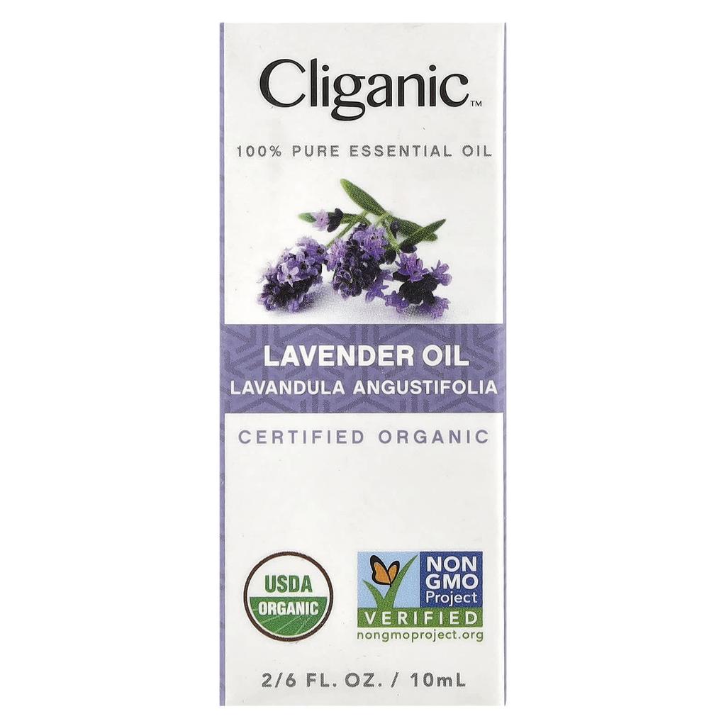 Cliganic Organic Essential Lavender Oil, 2.6 Fl Oz (10 Ml)
