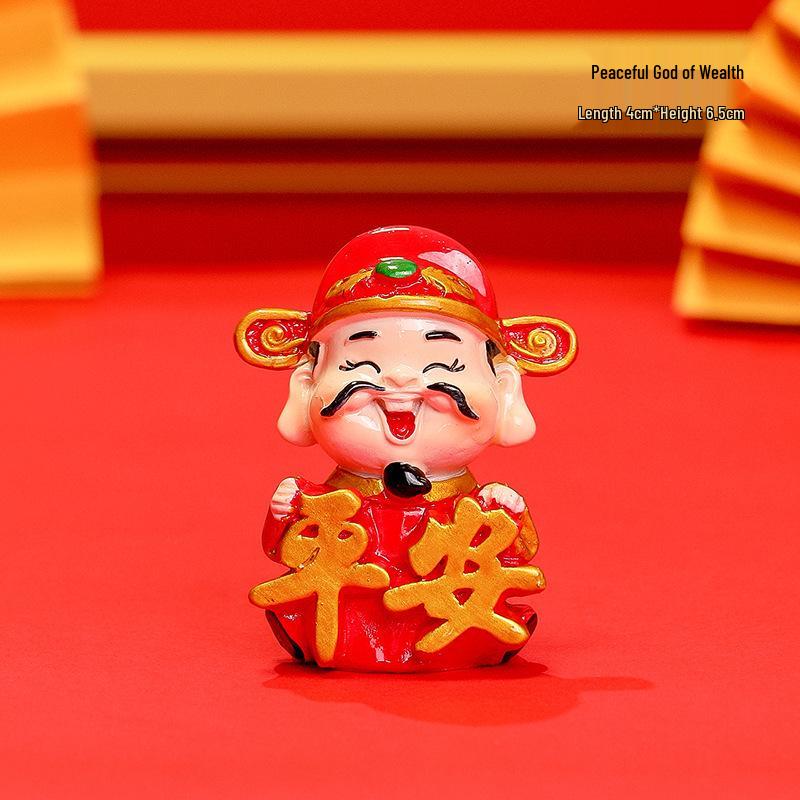 Новогоднее мультяшное украшение Бог богатства – Фигурка года Змеи, Домашний декор, Подарок