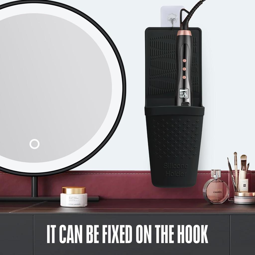 Щипцы для завивки, термоизоляция, силиконовый чехол, косметика, держатель для нагревательного инструмента, силиконовый чехол для хранения.